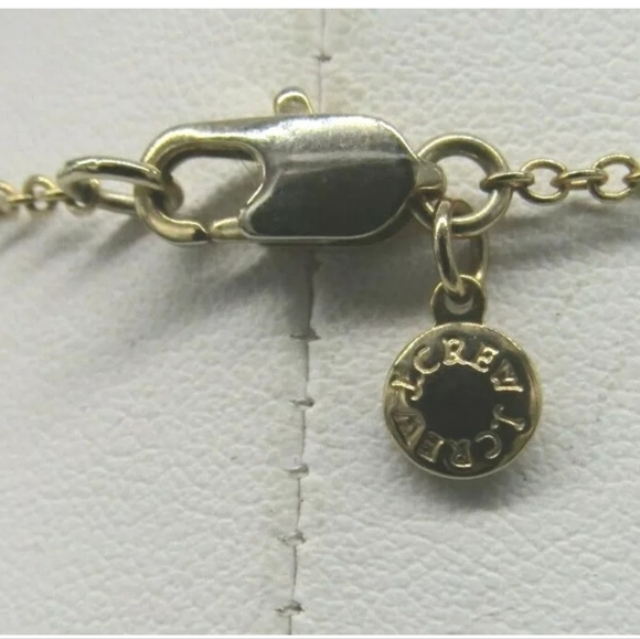 J Crew Delicate Bezel Aqua Blue Crystals Beads Rhinestones Chain Necklace 30" - Picture 2 of 6